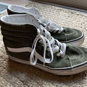 green hightop vans